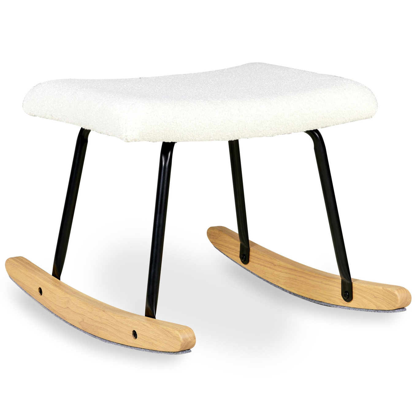 Hocker für Schaukelstuhl Basic / Nordic Creme