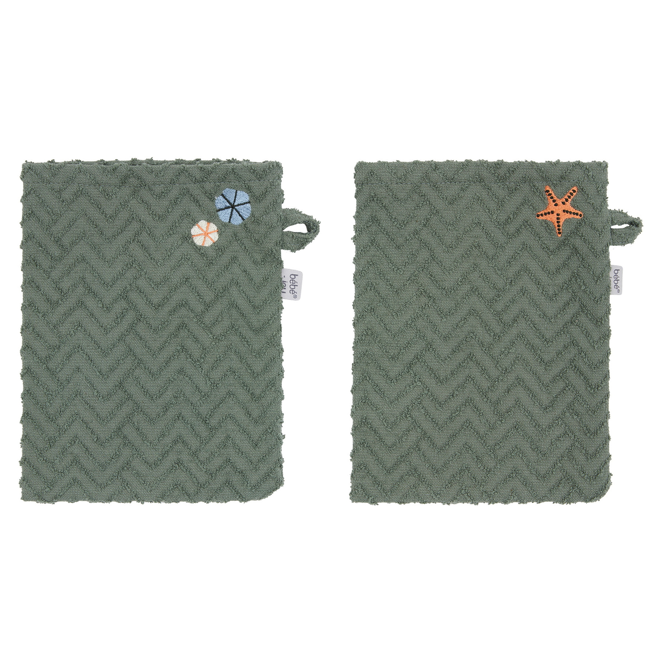 Waschhandschuh 2 Stück Ocean Vibes 1