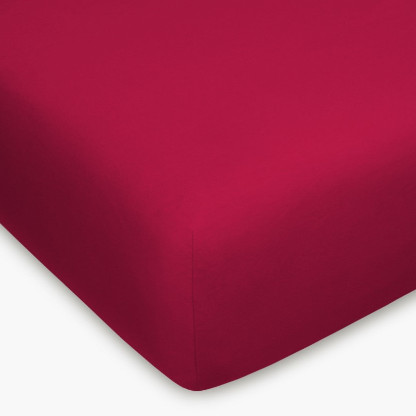 Fixleintuch Claire Jersey Bordo 90 x 200 cm 1