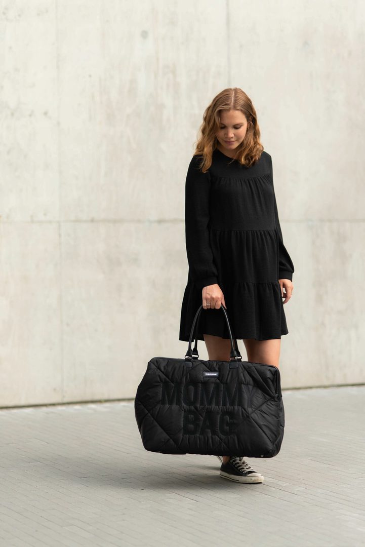 Mommy Bag Gesteppt Schwarz 15