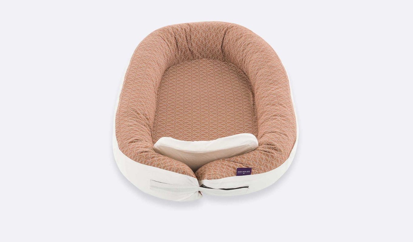 Babynest Comfort Fische Braun 5