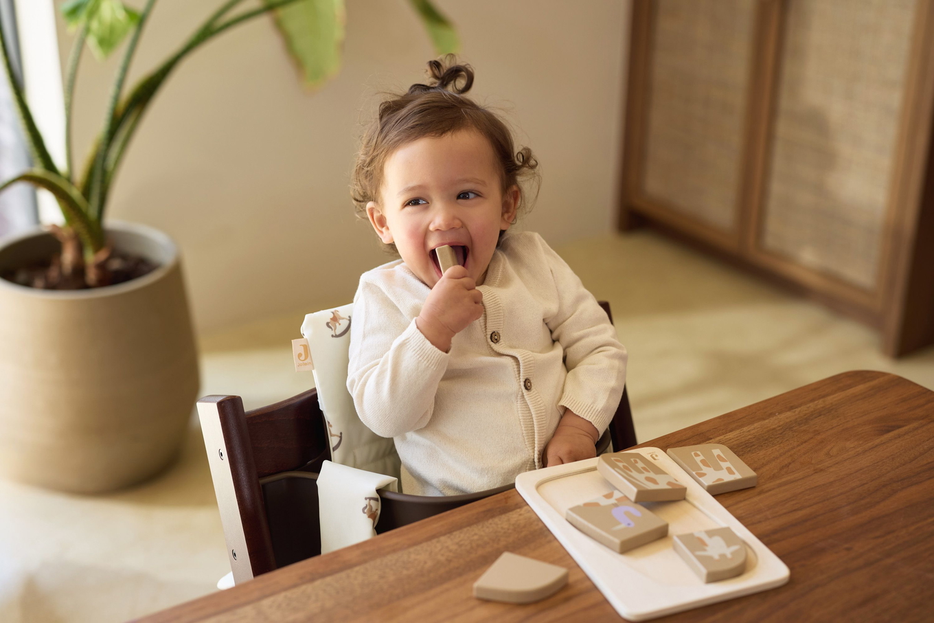 Puzzle aus Holz Giraffe 6