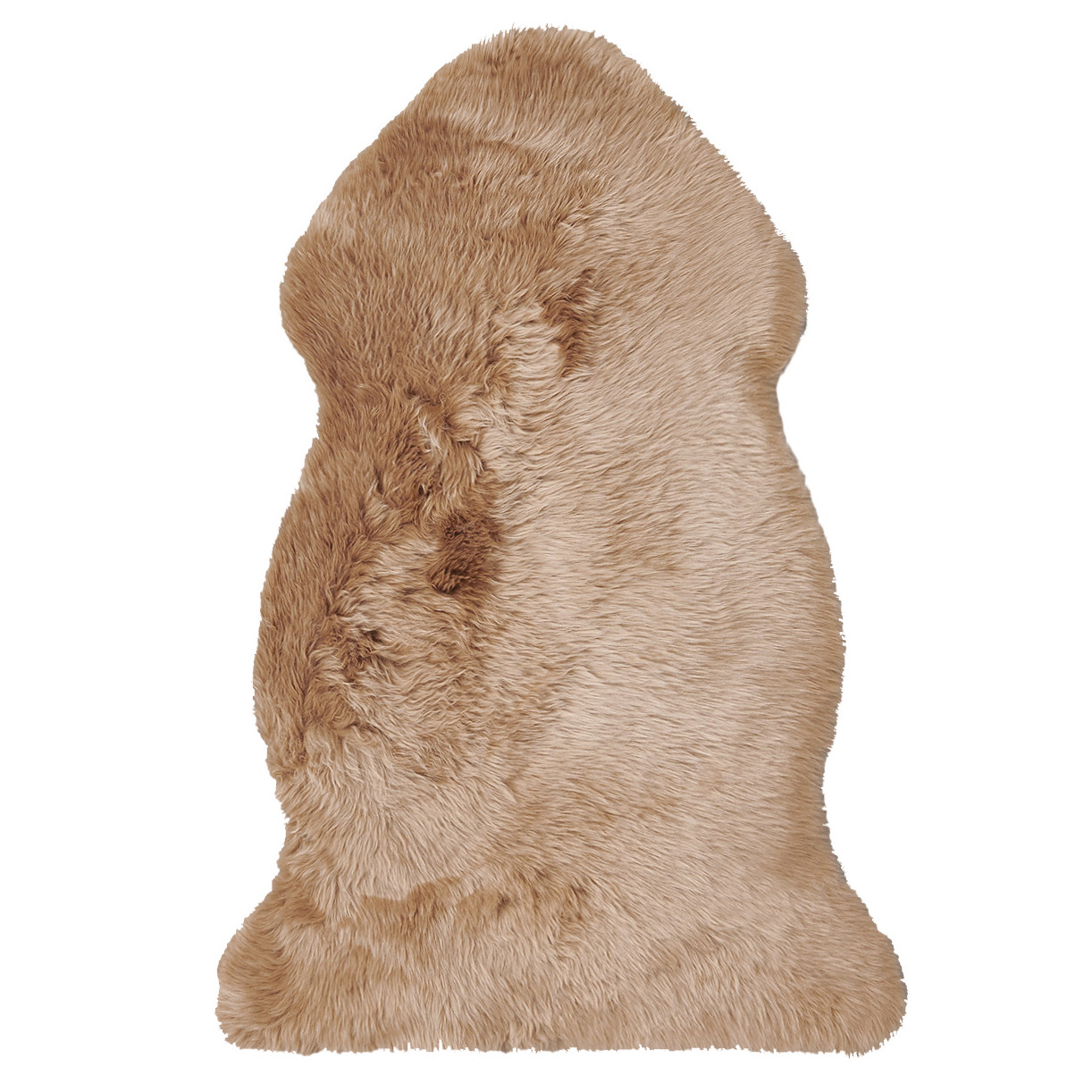 Lammfell ungeschoren camel