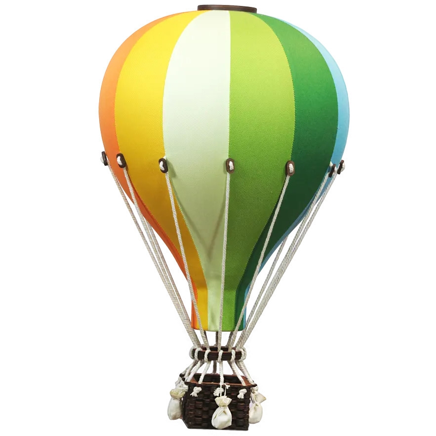 Deko Heissluftballon Rainbow L 5