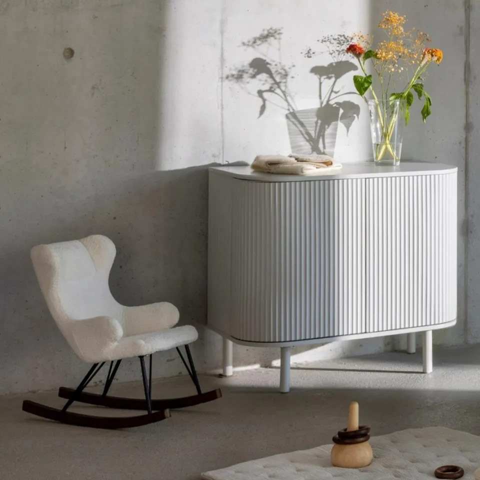 Schaukelstuhl Kinder De Luxe Creme 2