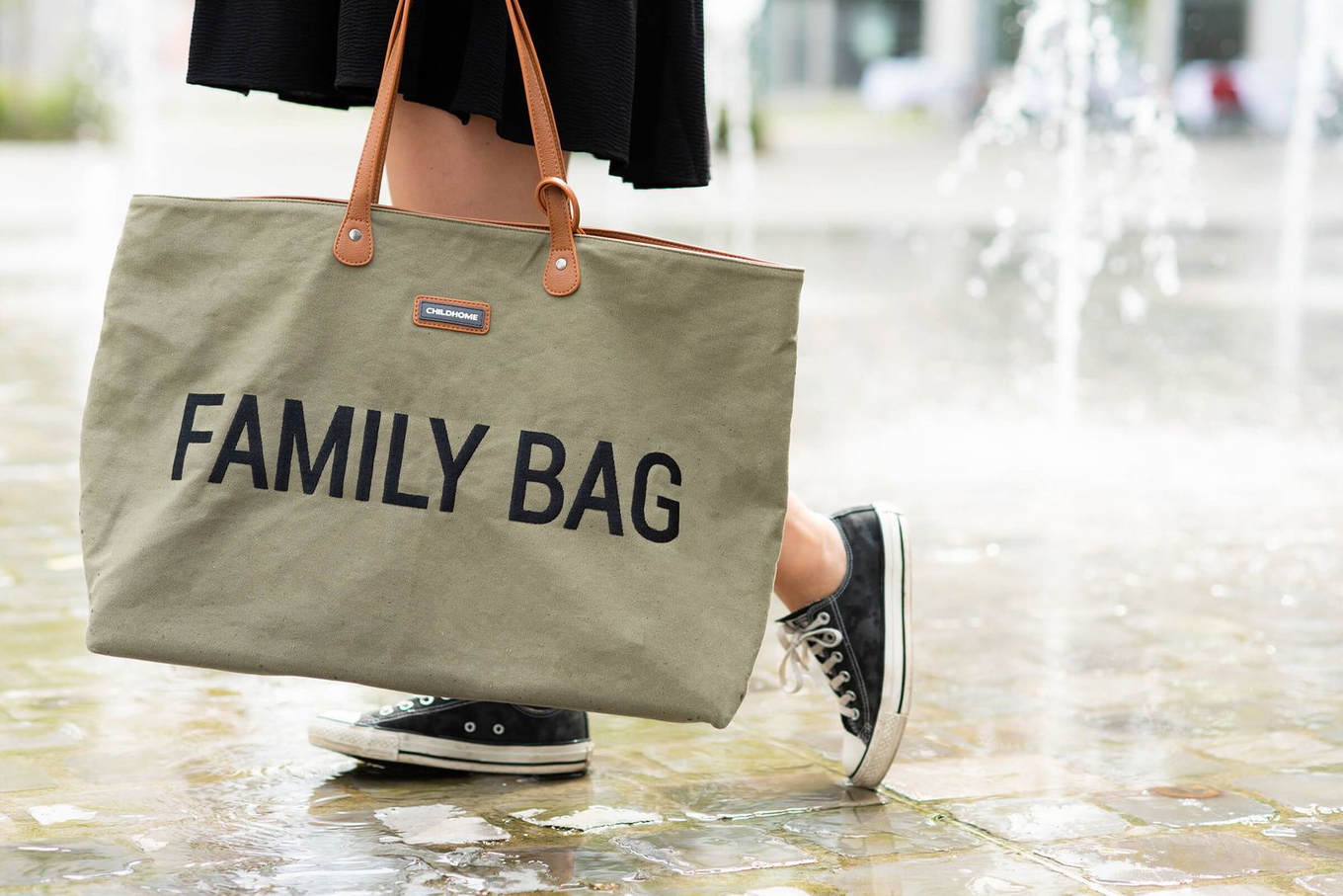 Family Bag Canvas Kaki 10