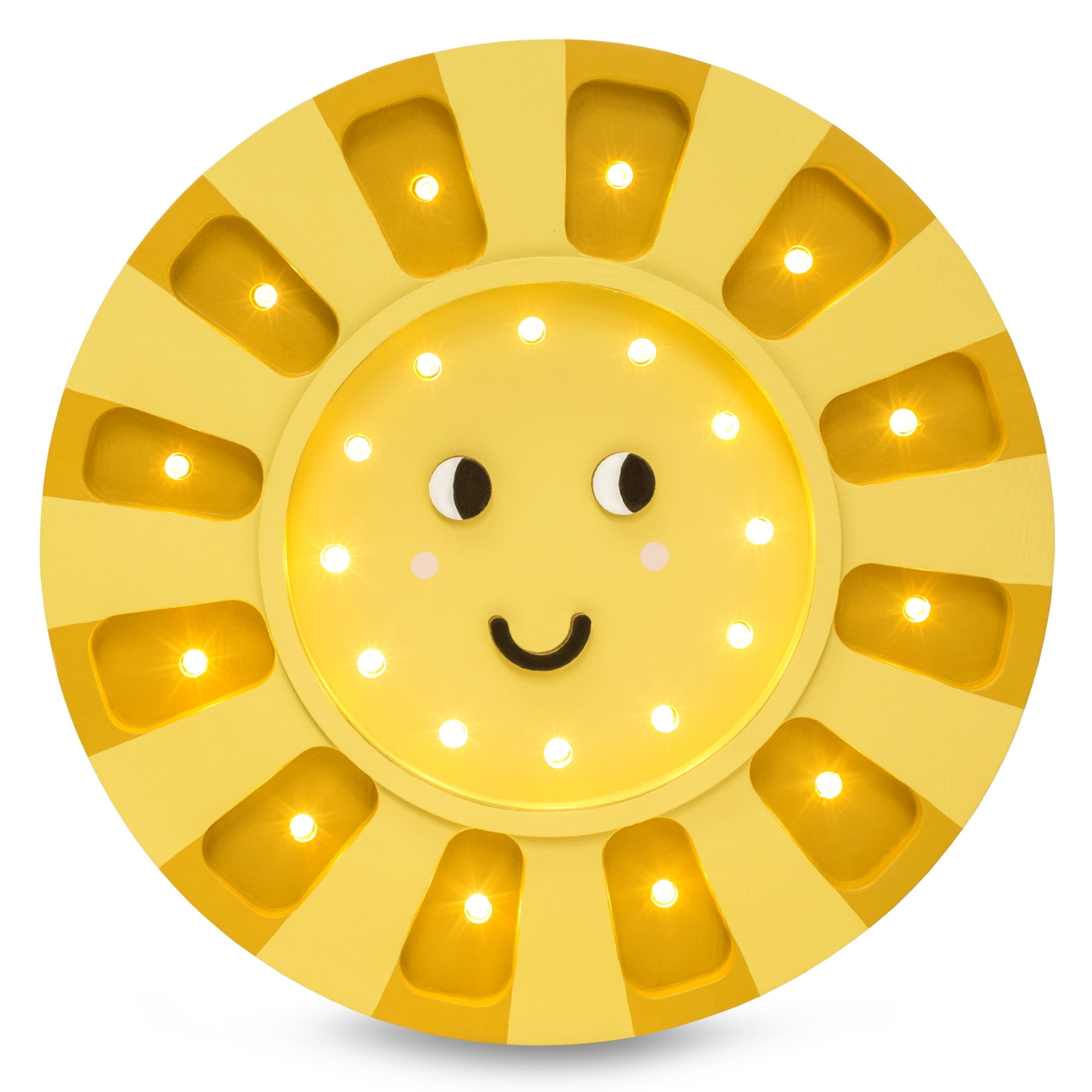 Nachtlampe Sonne Gelb 1