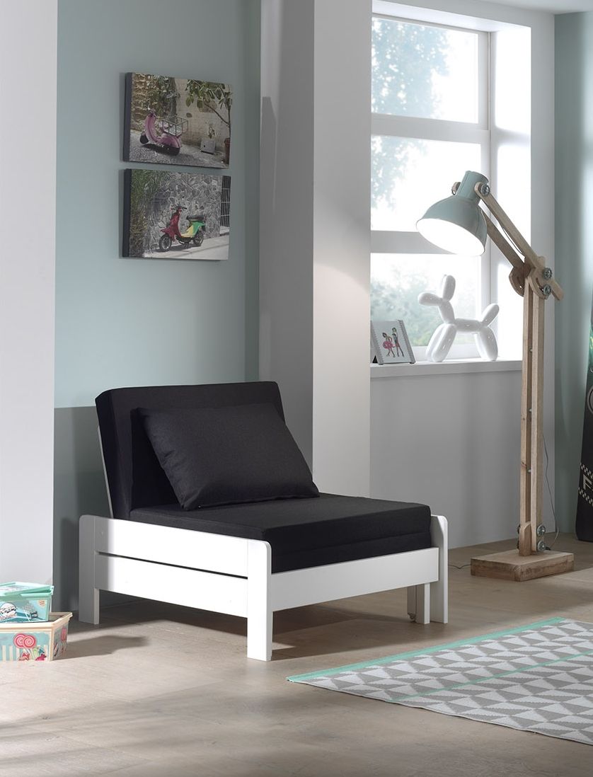Sessel-Bett Oliver Weiss 4