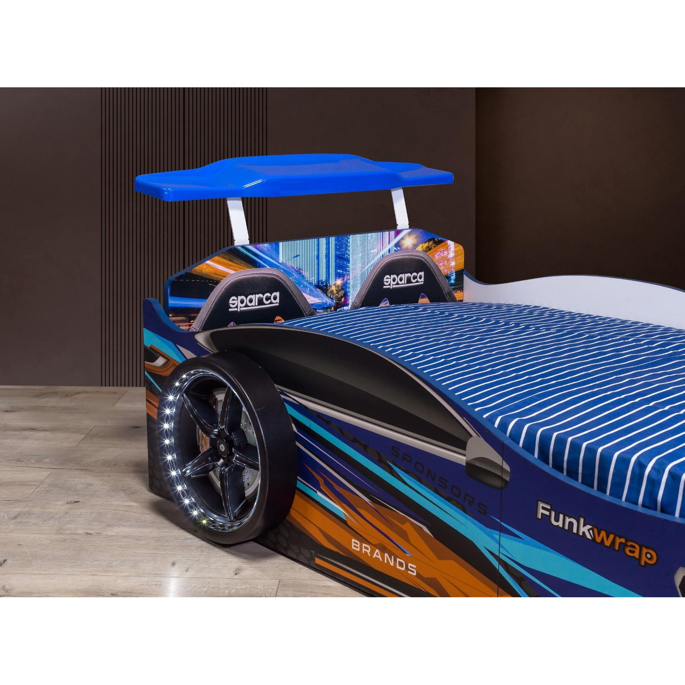 Autobett GT Racer Blau 8