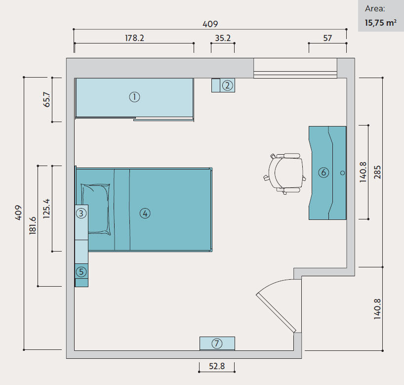 Kinderzimmer Bloom Neat Set 10