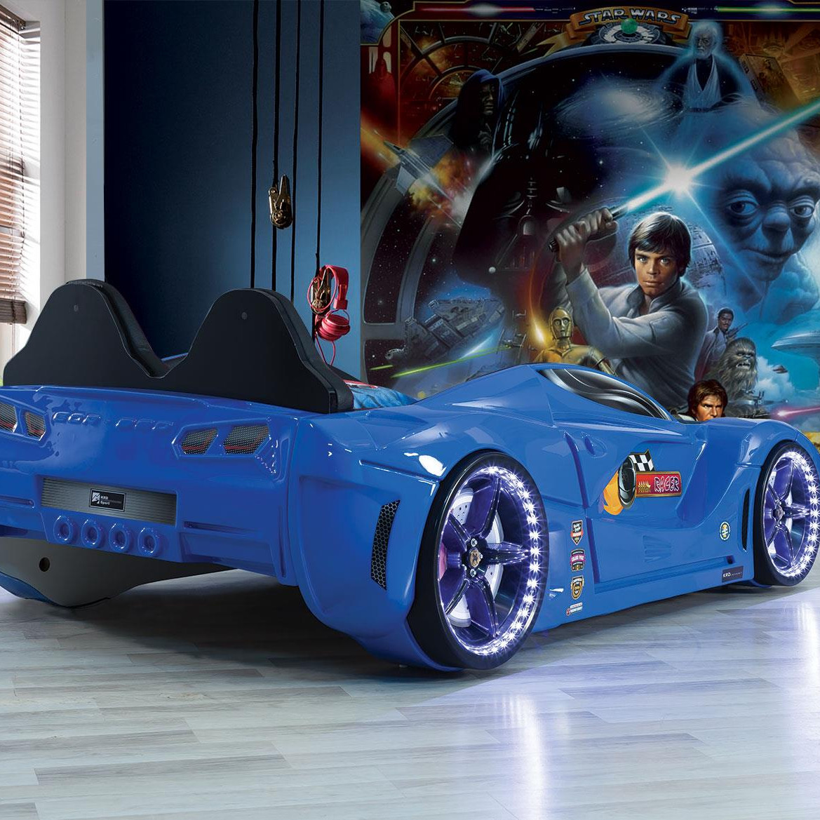 Autobett Turbo Blau 2