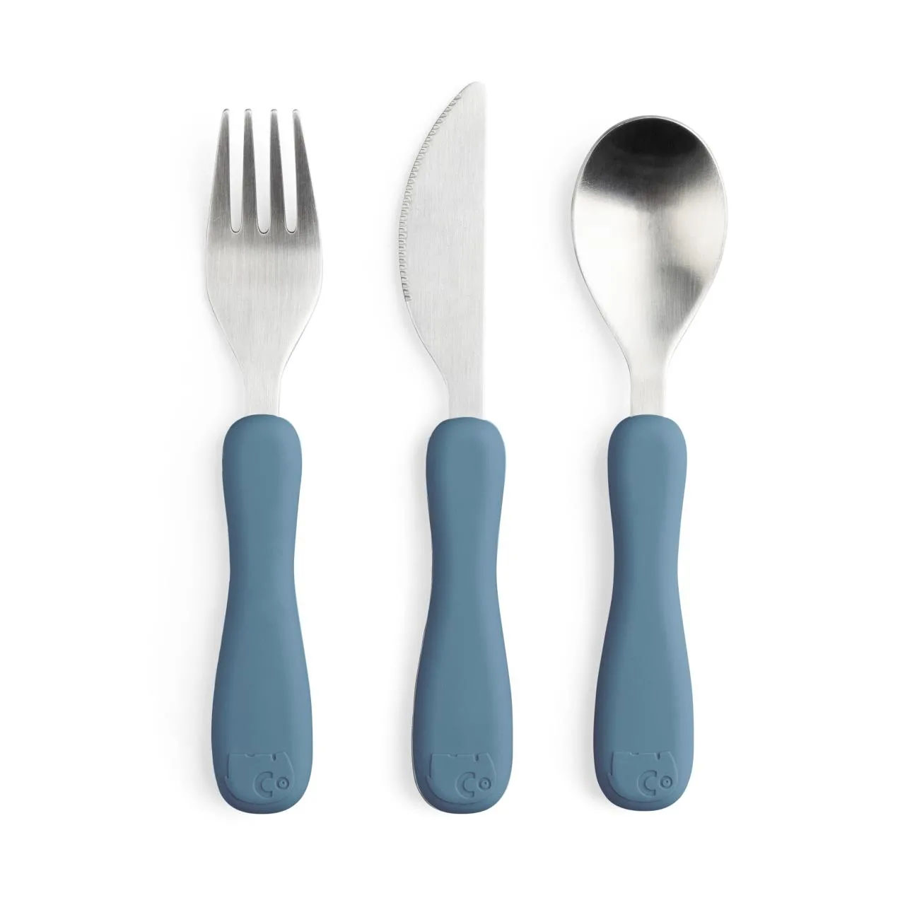 Silikon-Besteck Fanto Blau