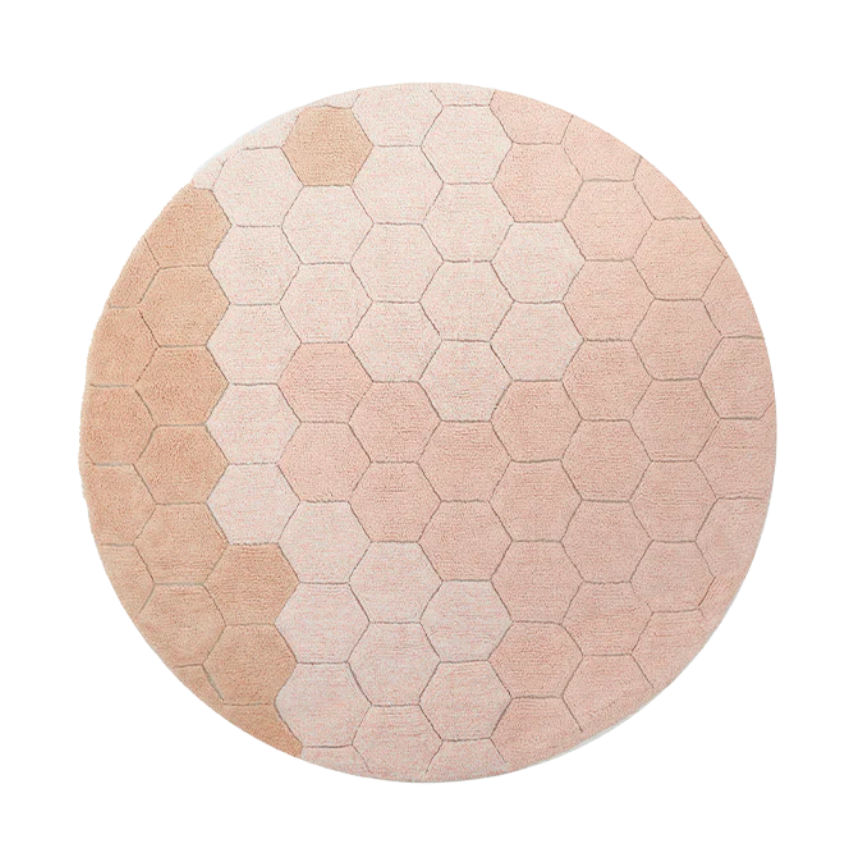 Teppich Honeycomb Rosa