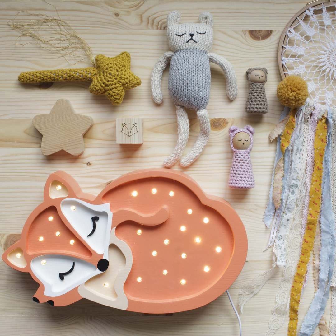 Nachtlampe Fuchs Wild Orange 9
