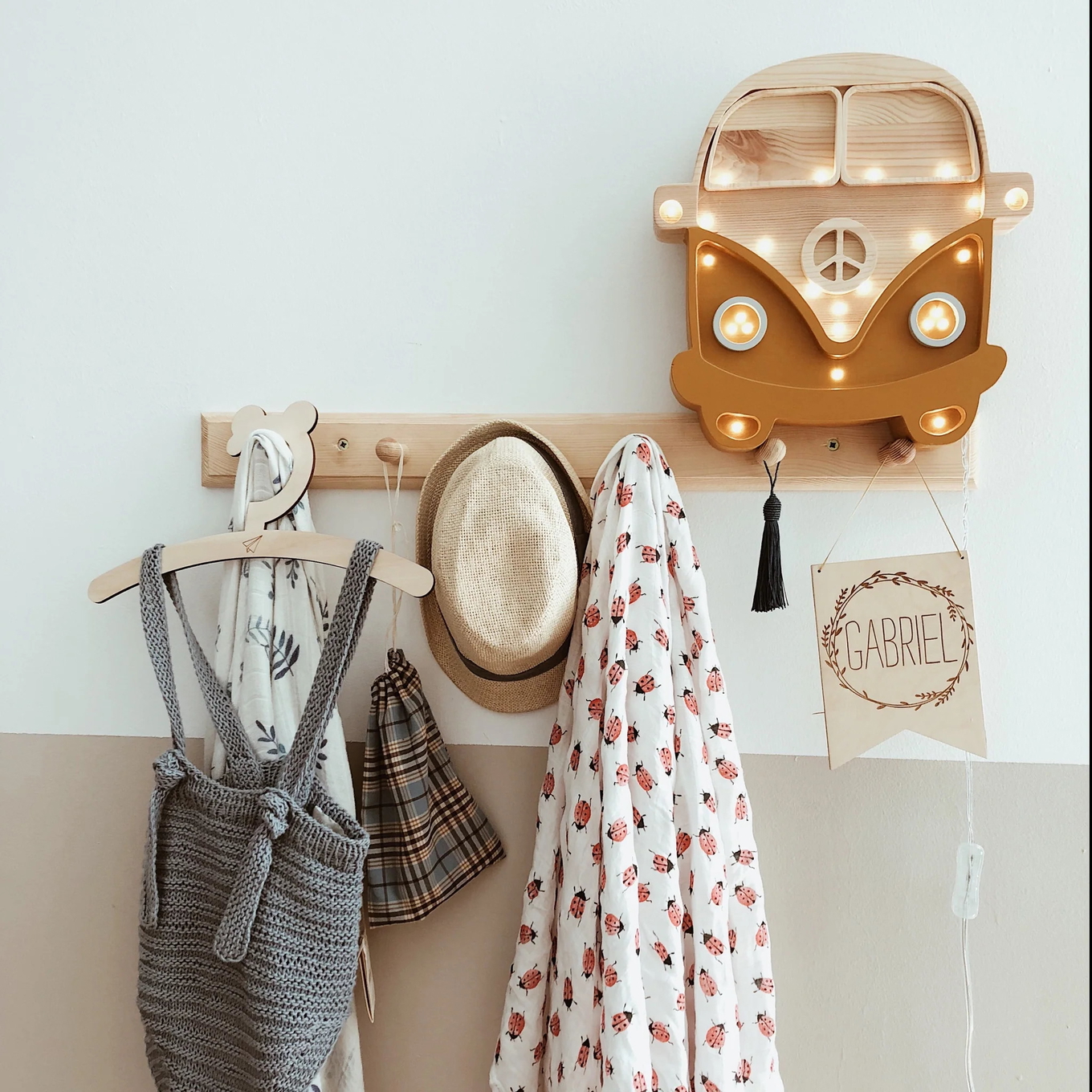 Nachtlampe Van Mustard Wood 3