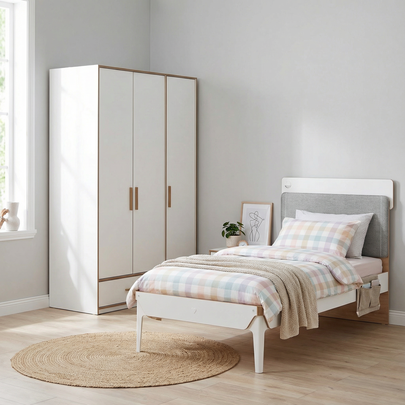 Kleiderschrank Modera 3-türig 8