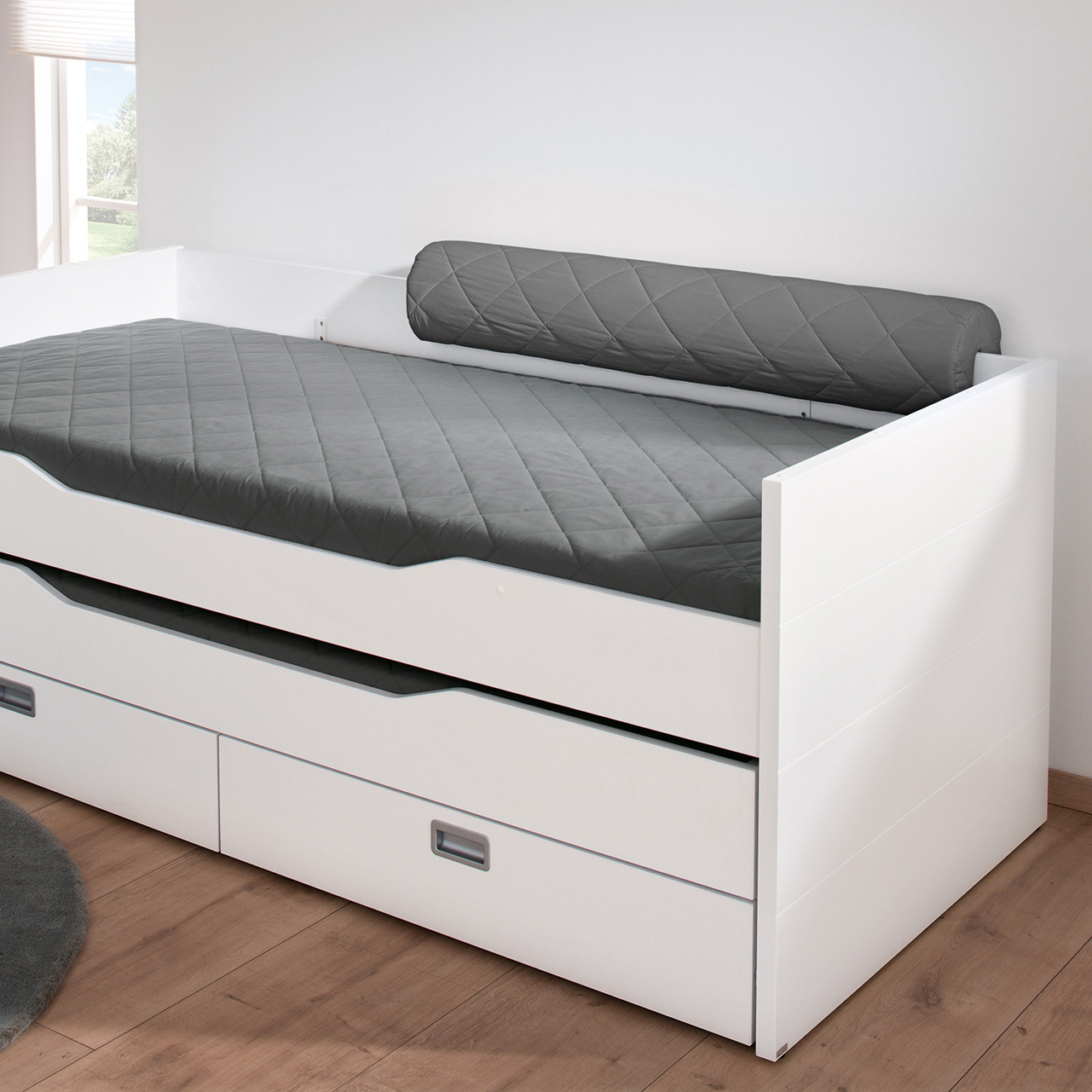 Comfortrolle aus Baumwolle Gross Anthrazit