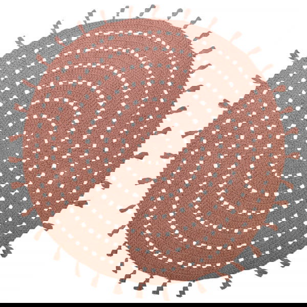 Häkelteppich Nila Kupfer 1