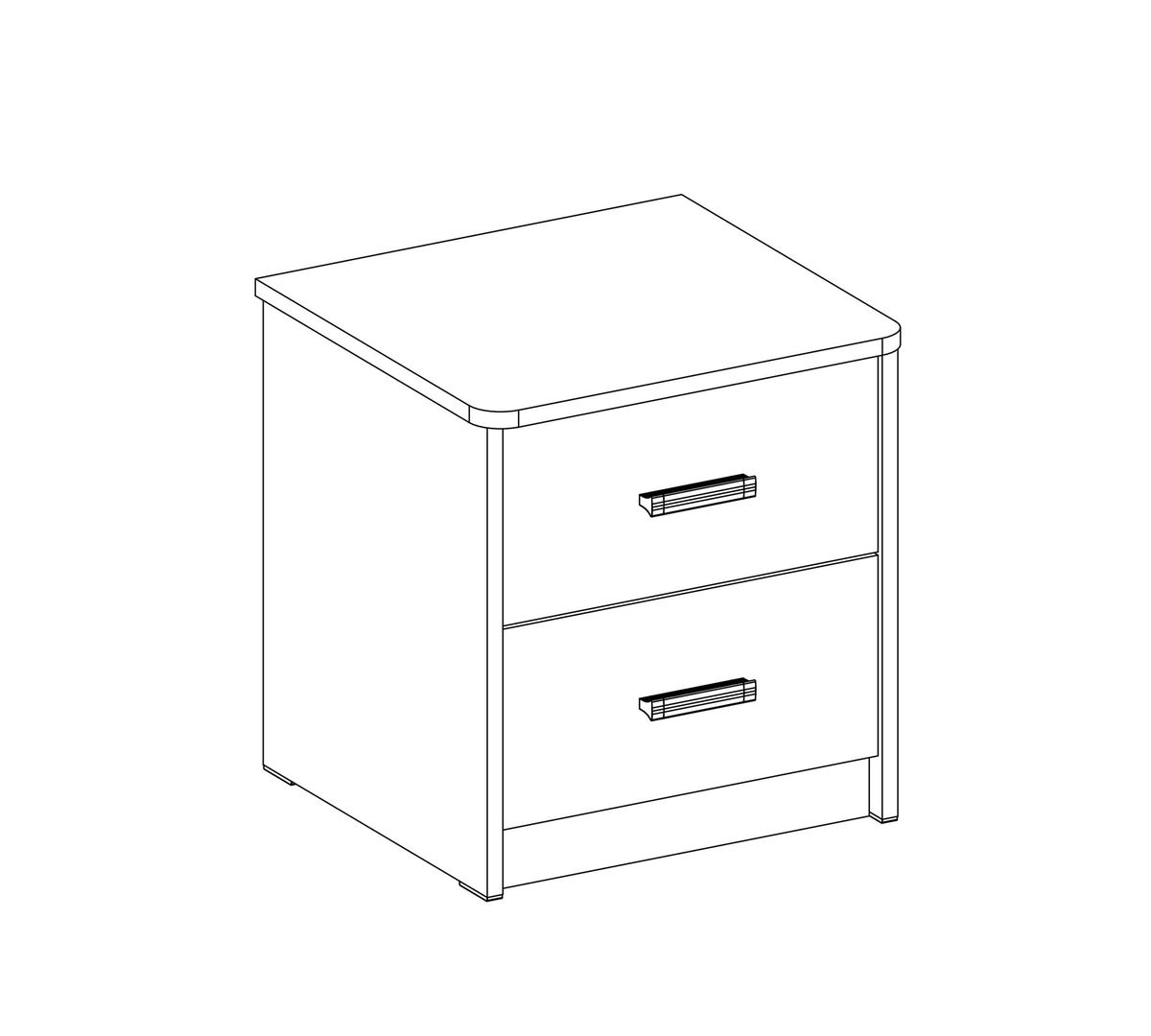 Nachttisch White 3