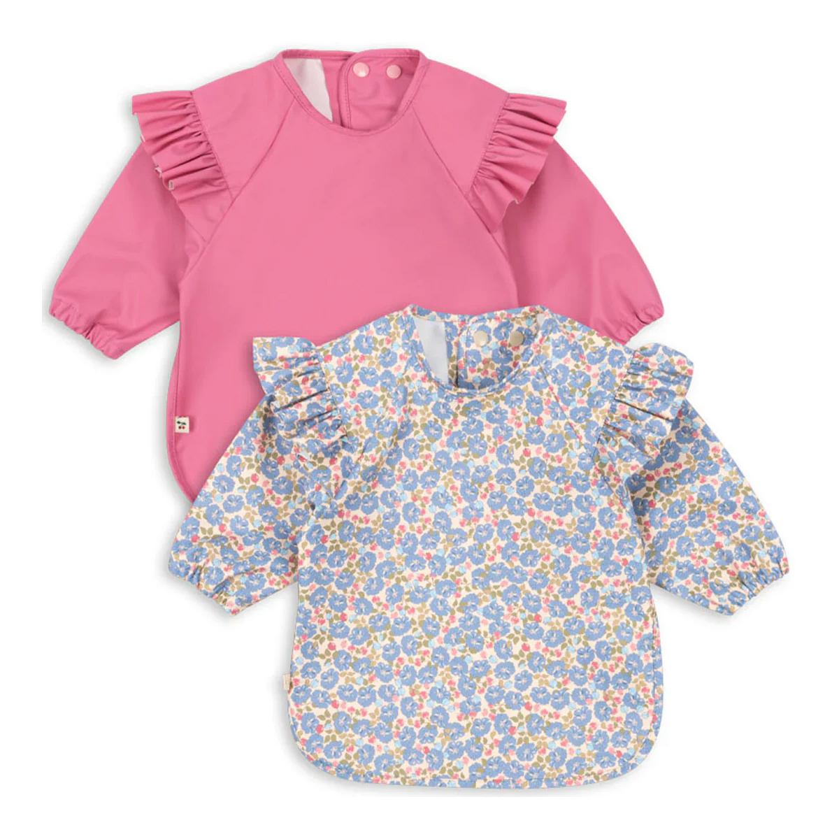 Lätzchen 2er Set Fleur Rosier mit Ärmel 18-36 Monate 1