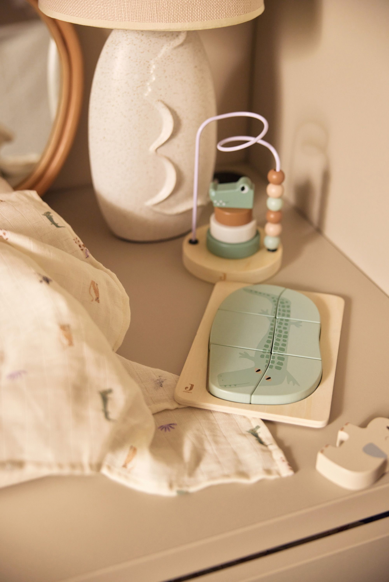 Puzzle aus Holz Krokodil 6