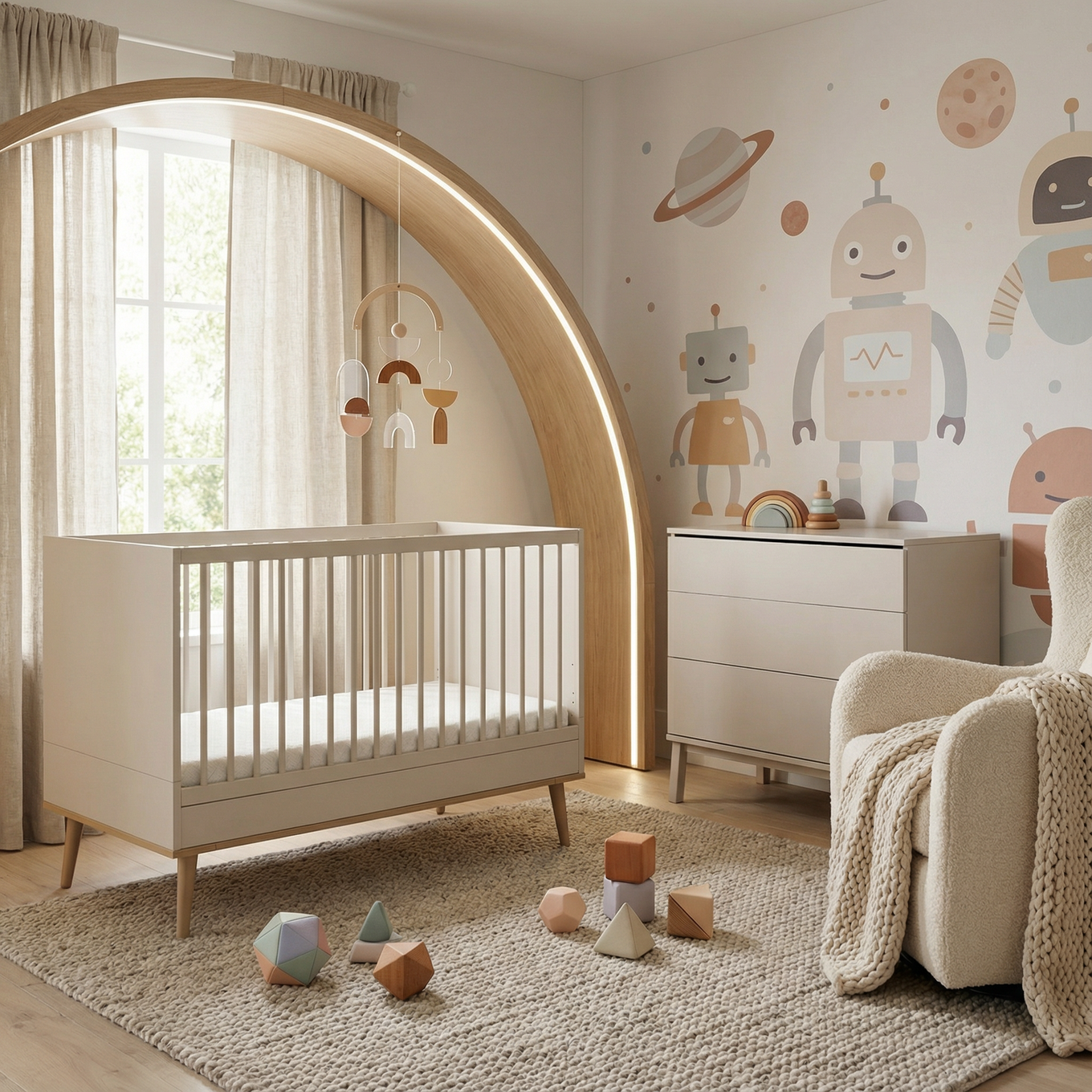 Babybett Flow Clay 3