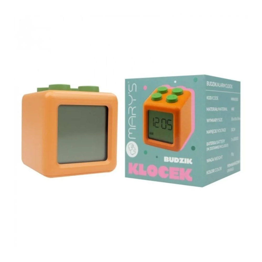 Wecker Würfel Orange 3