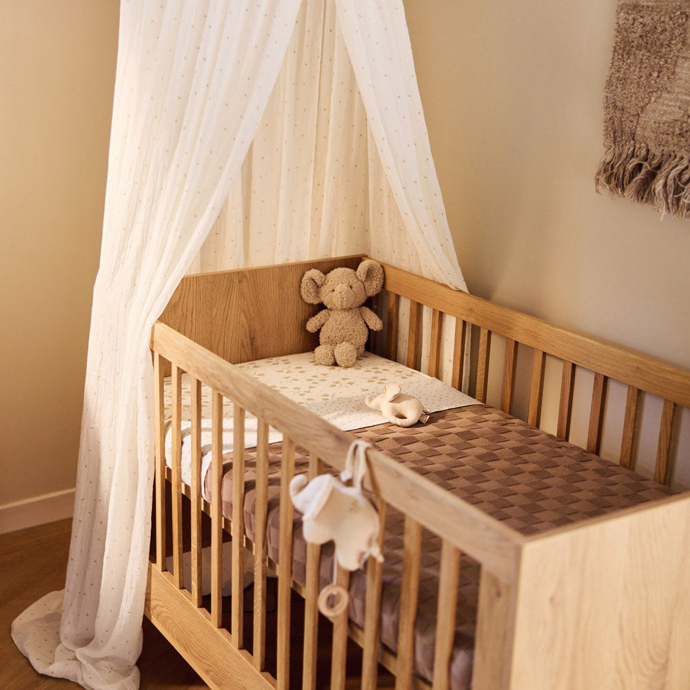 Decke Box Knit Velvet Milky Coffee #2