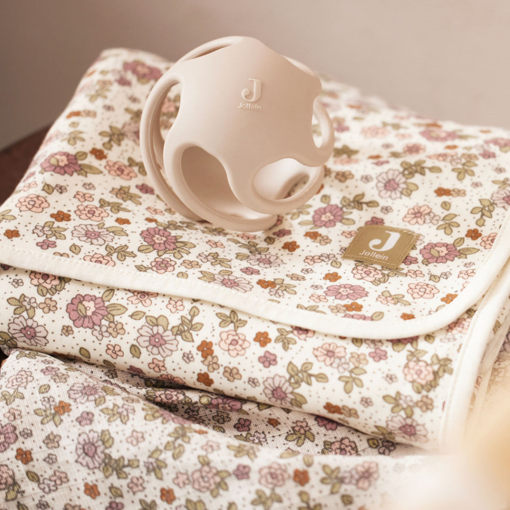 Babydecke Retro Flowers 2