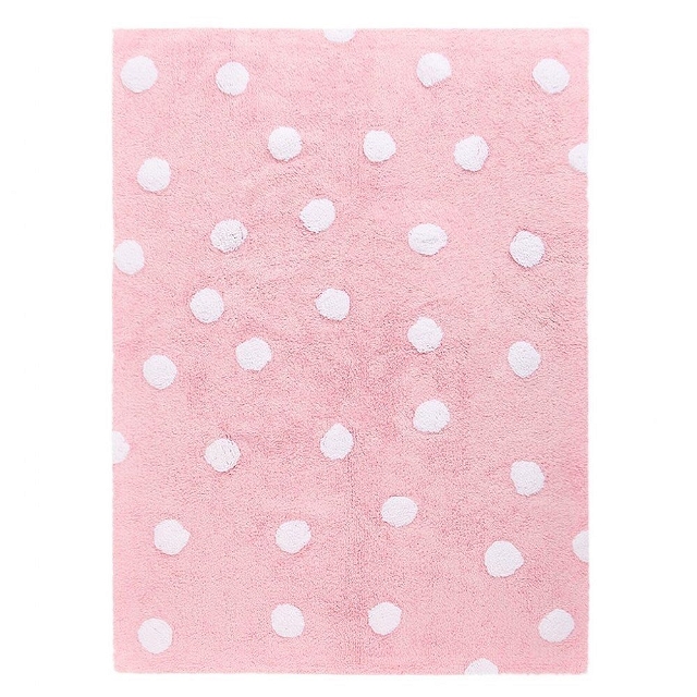Teppich Polka Dots Pink