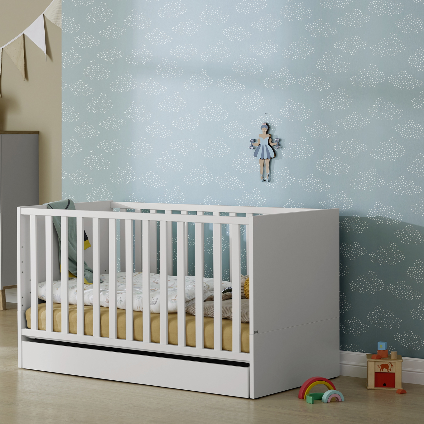 Ausziehkasten Little Snu Weiss #2