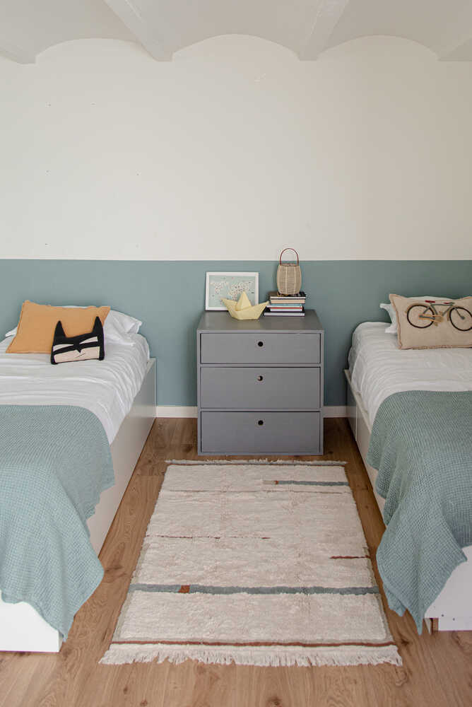 Teppich Lanes Vintage Blau, XS 4