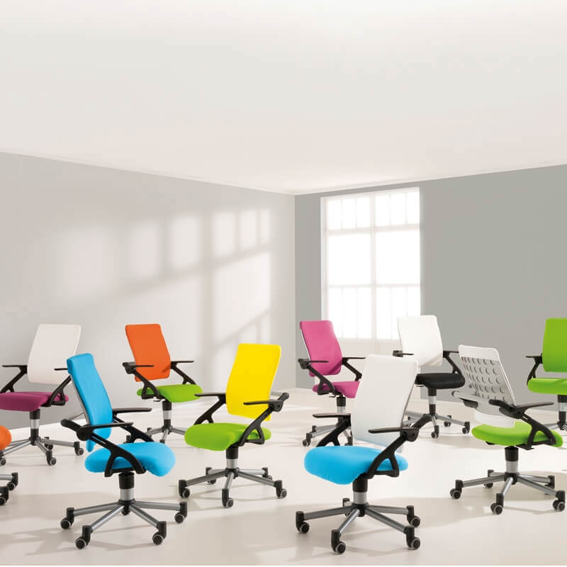 Bürostuhl Tio Silber Grau 3