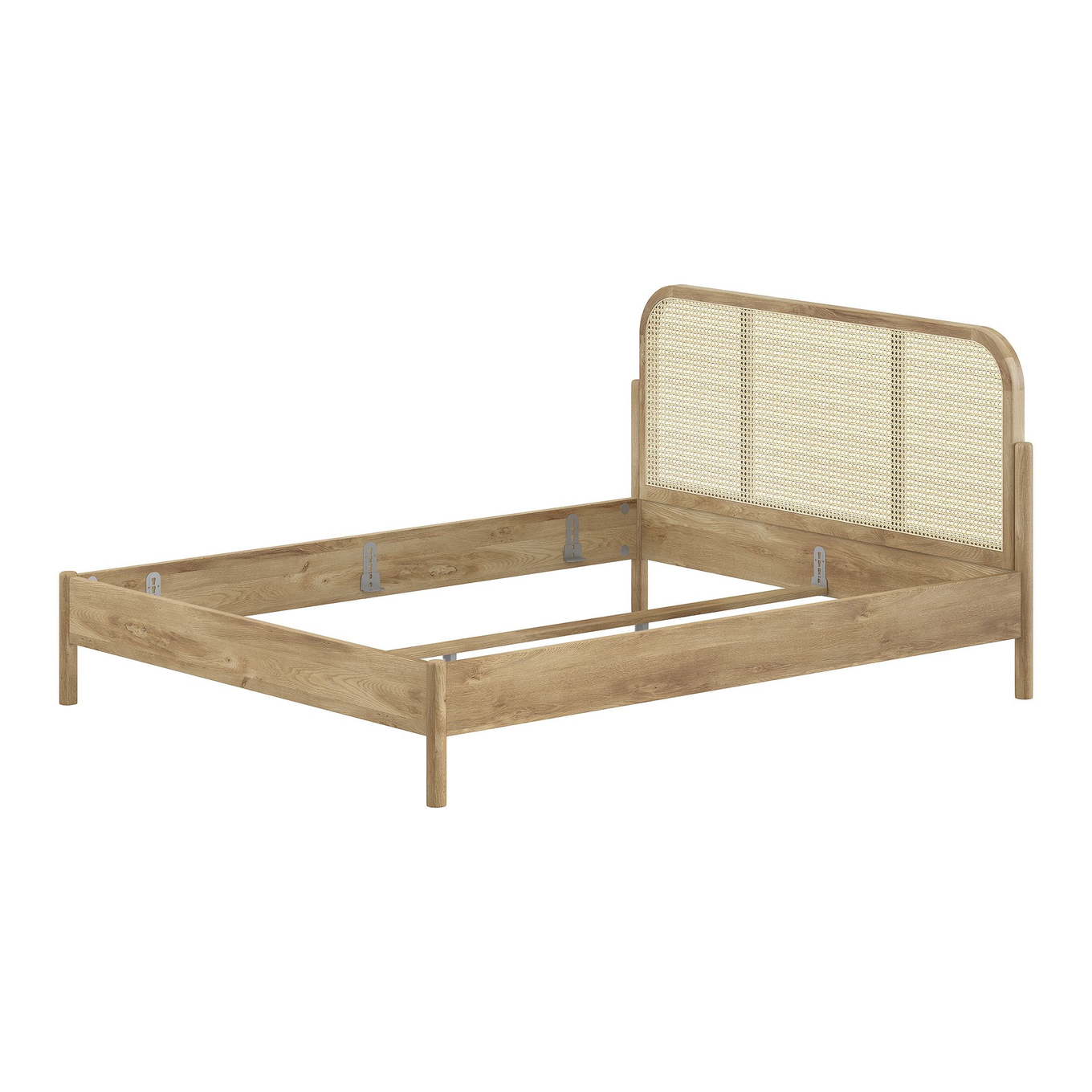 Bett Olive Rattan 160 x 200 cm