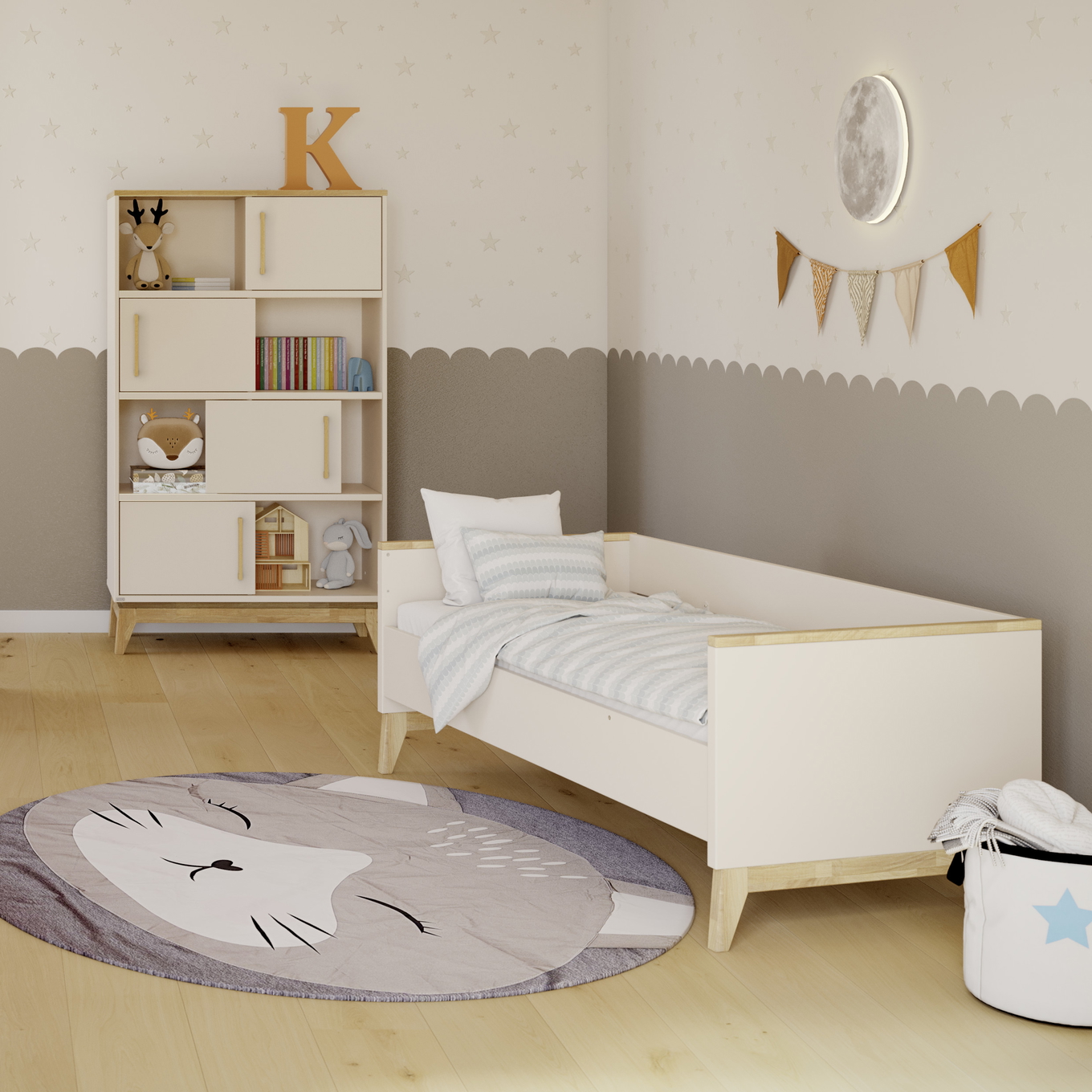 Umbauseiten für Babybett Stiene 3