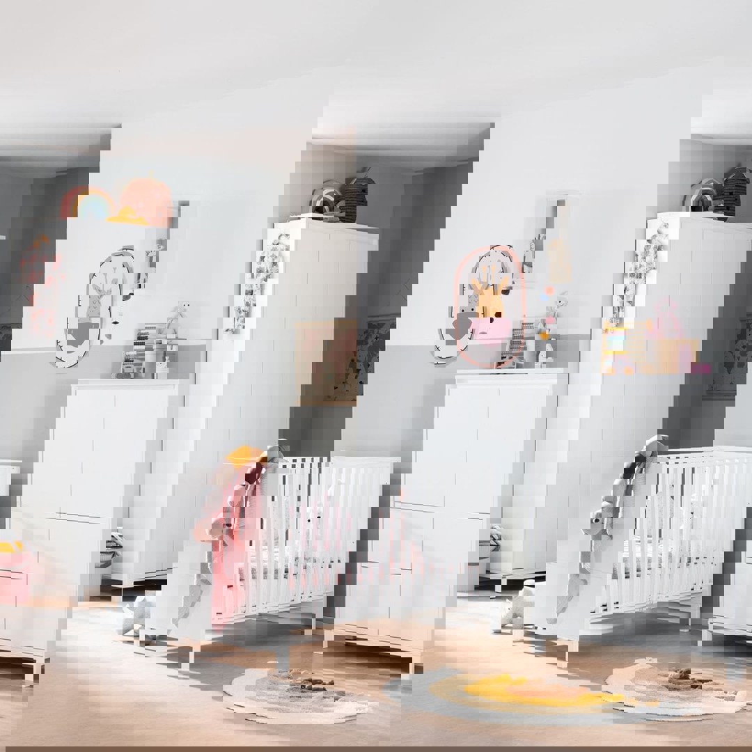 Kleiderschrank Olli 3-türig Weiss #2