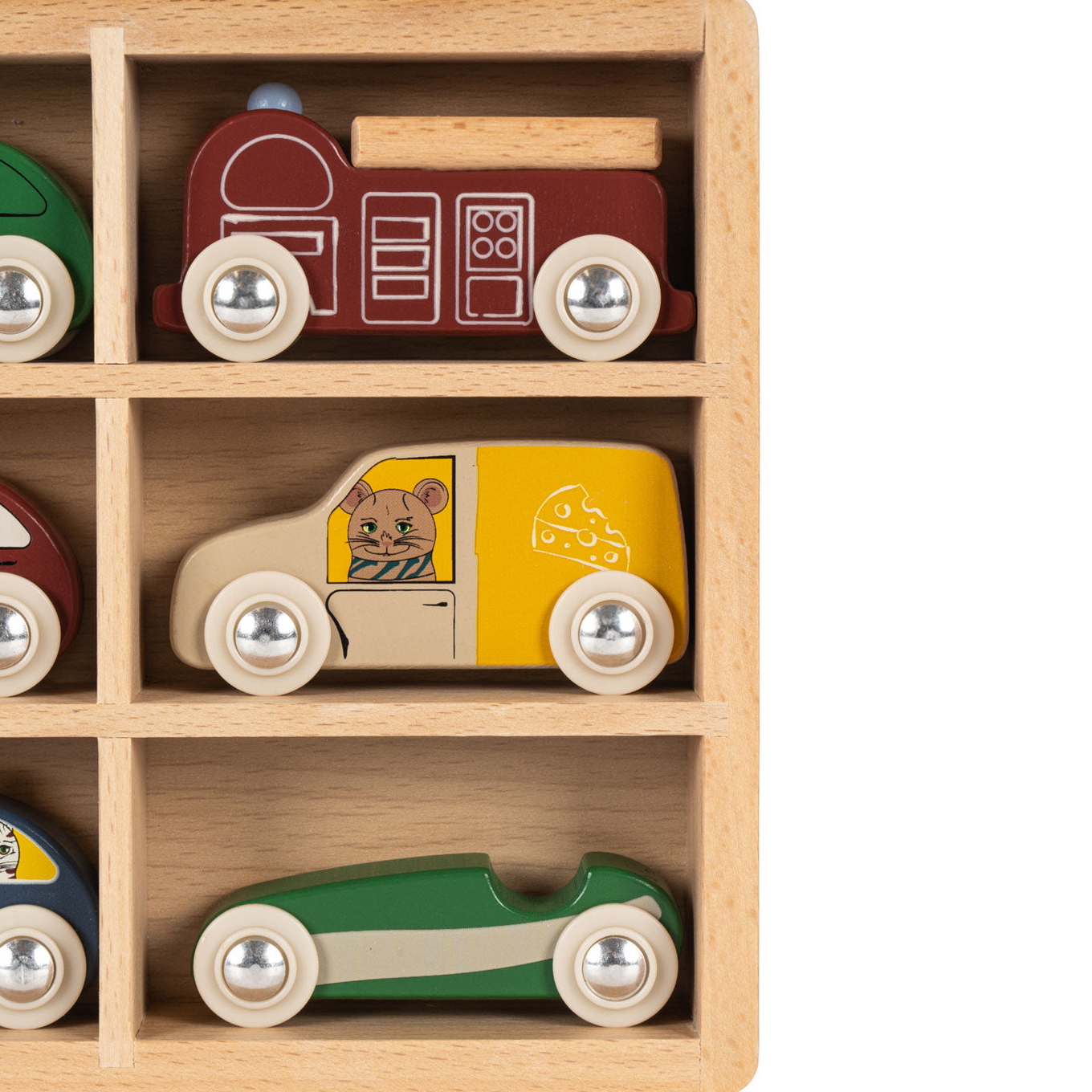 Holzspielzeug Mini Autos 6