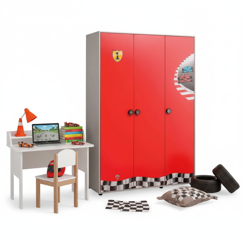 Kleiderschrank Racecup 3-türig 5