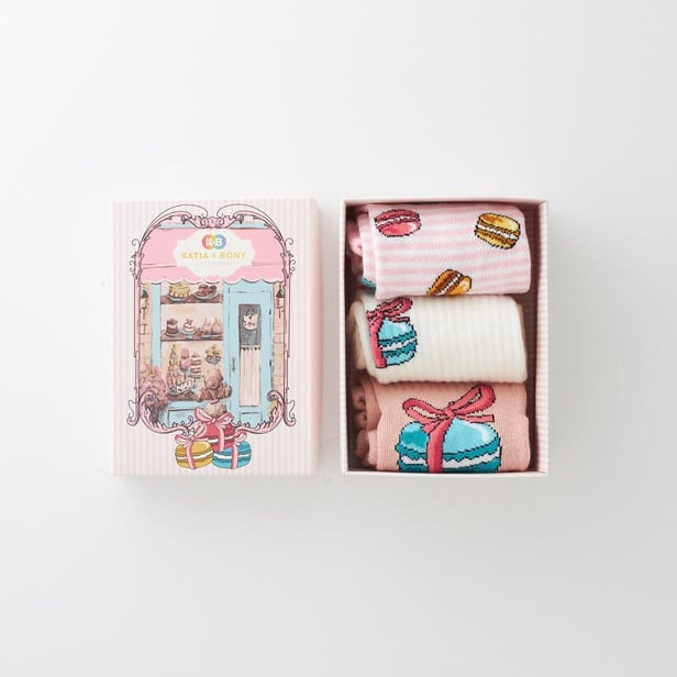 Socken Macaron 3er Set 2-4 Jahre #2