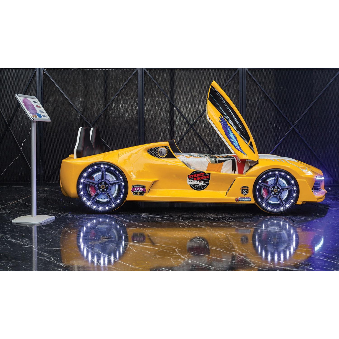 Autobett Speedster Gelb 9