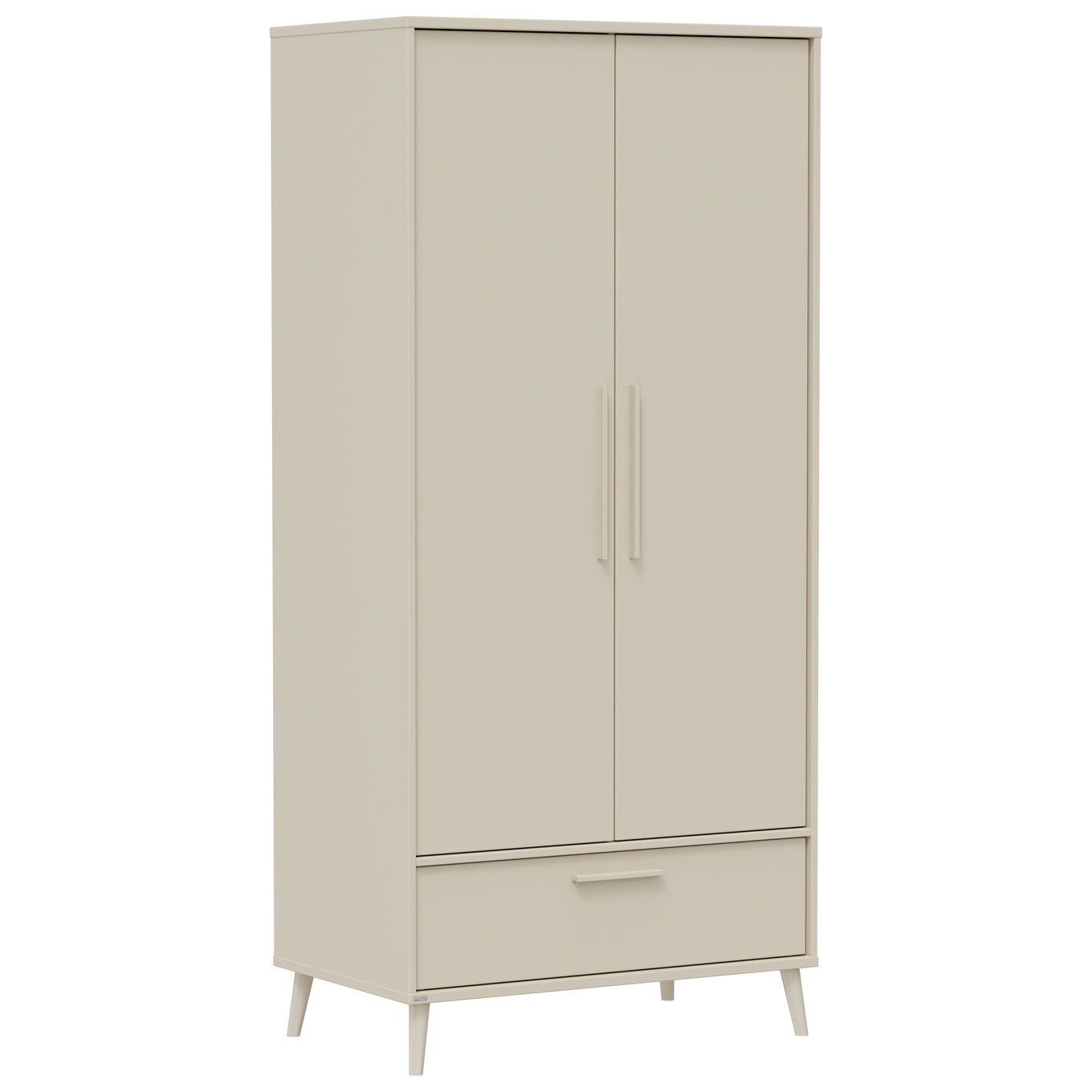 Kleiderschrank Eefje 2-türig, Cashmere Beige