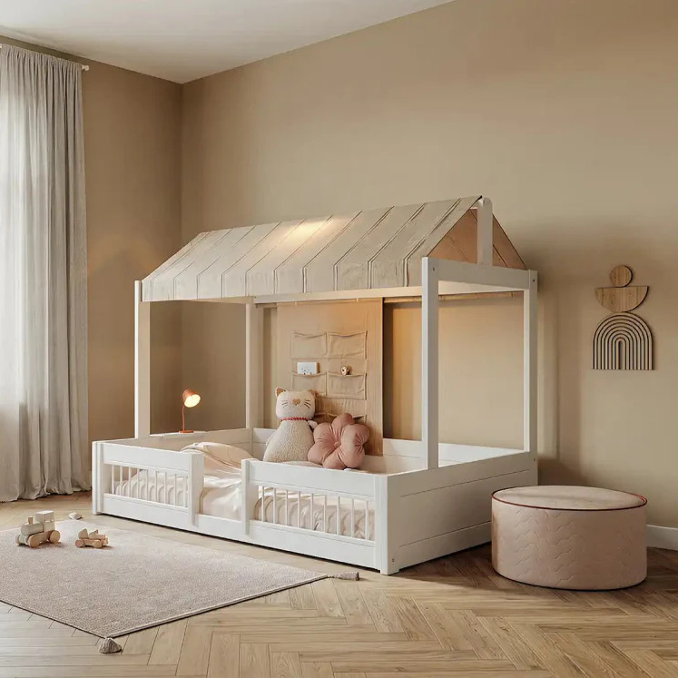 Hausbett Lifetime Montessori 120x200 cm mit Absturzsicherung #2