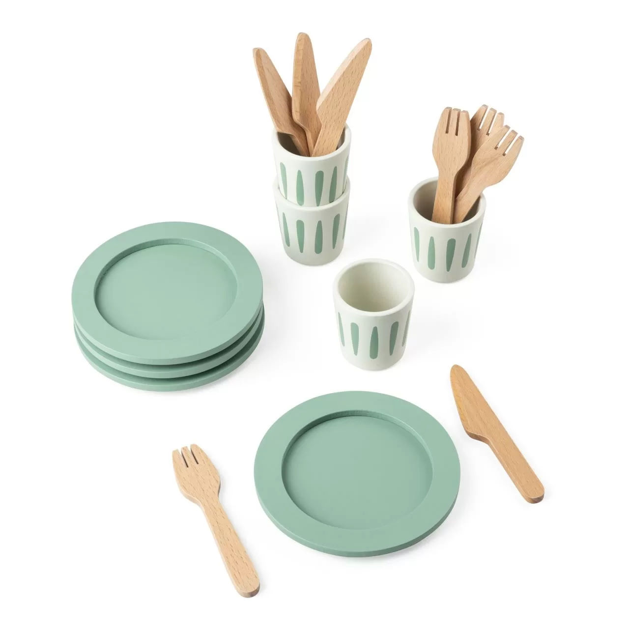 Spiel Geschirr-Set für 4