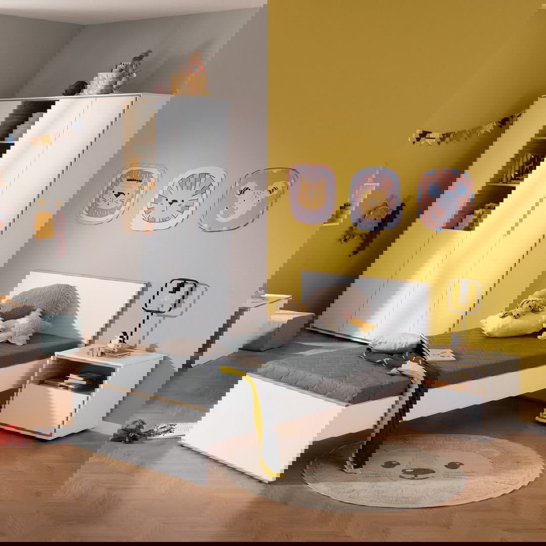 Nachttisch Lieven Weiss, Holz 2