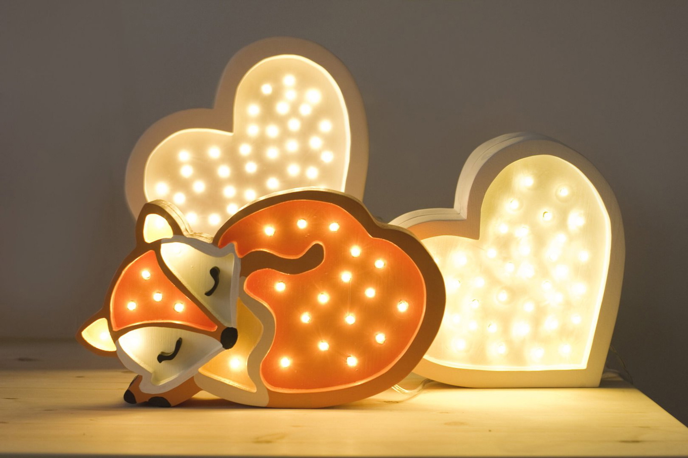 Nachtlampe Fuchs Wild Orange 8