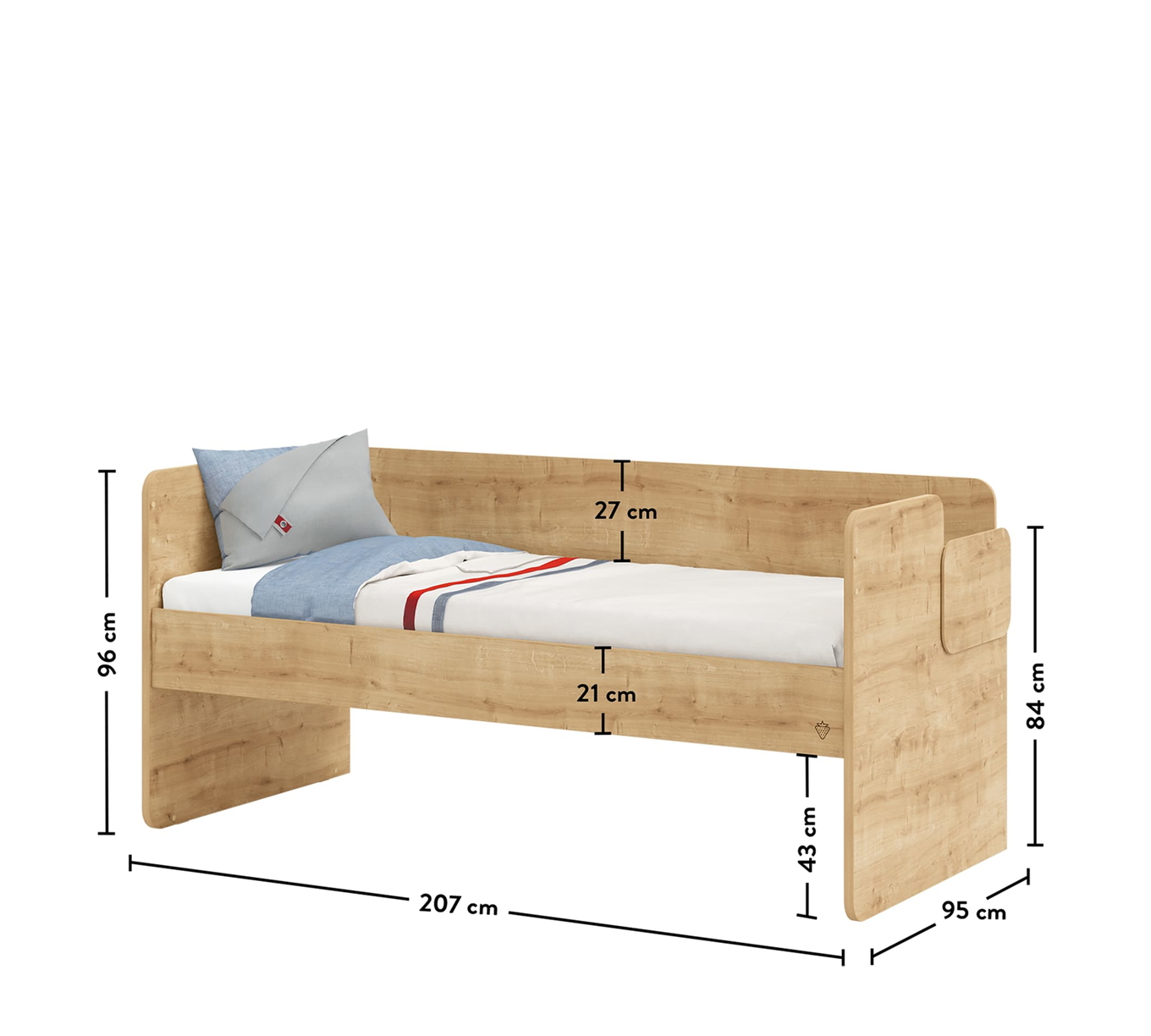 Bett Studio Oberteil Mocha 10