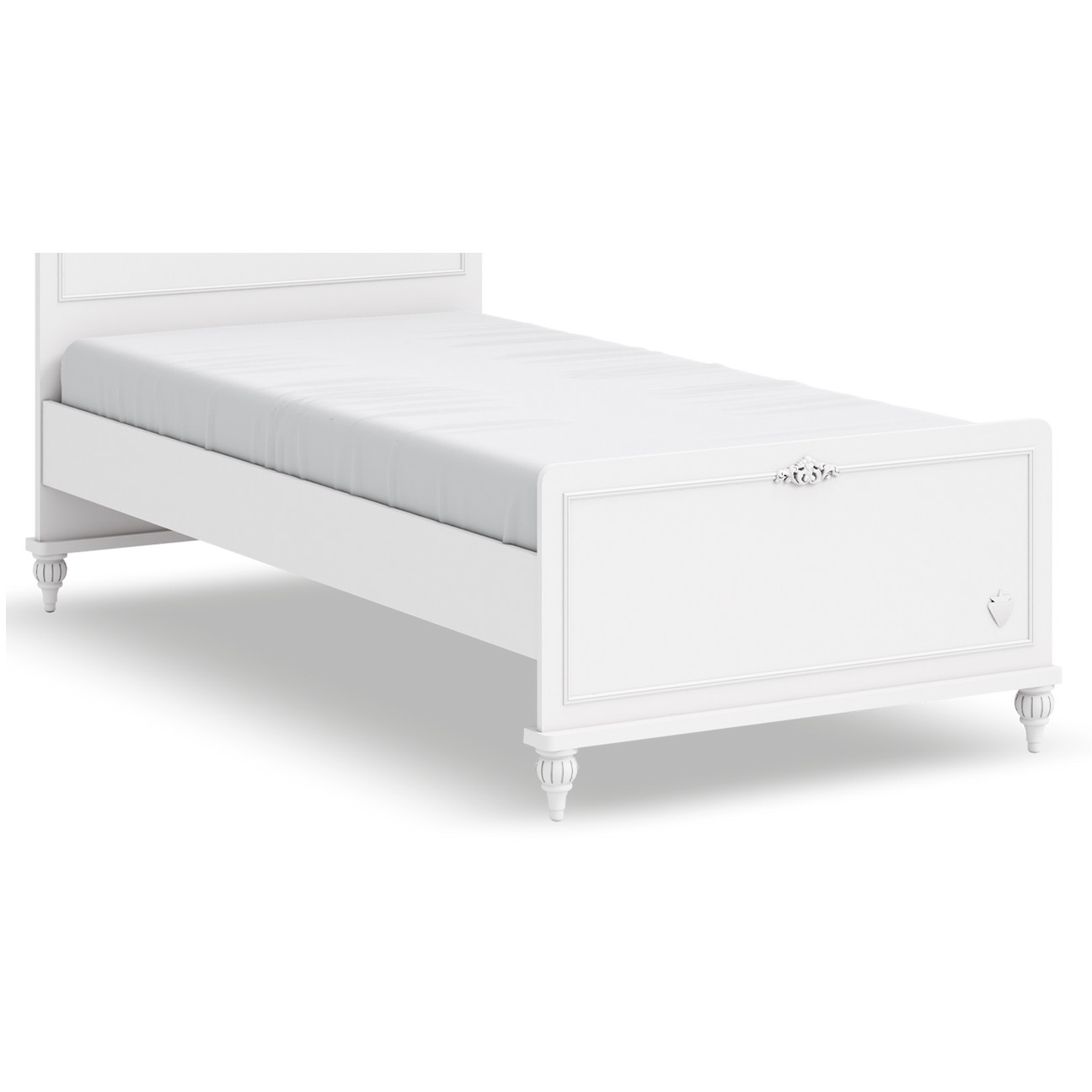 Bett Romantica ohne Kopfteil Standard, 100 x 200 cm 1