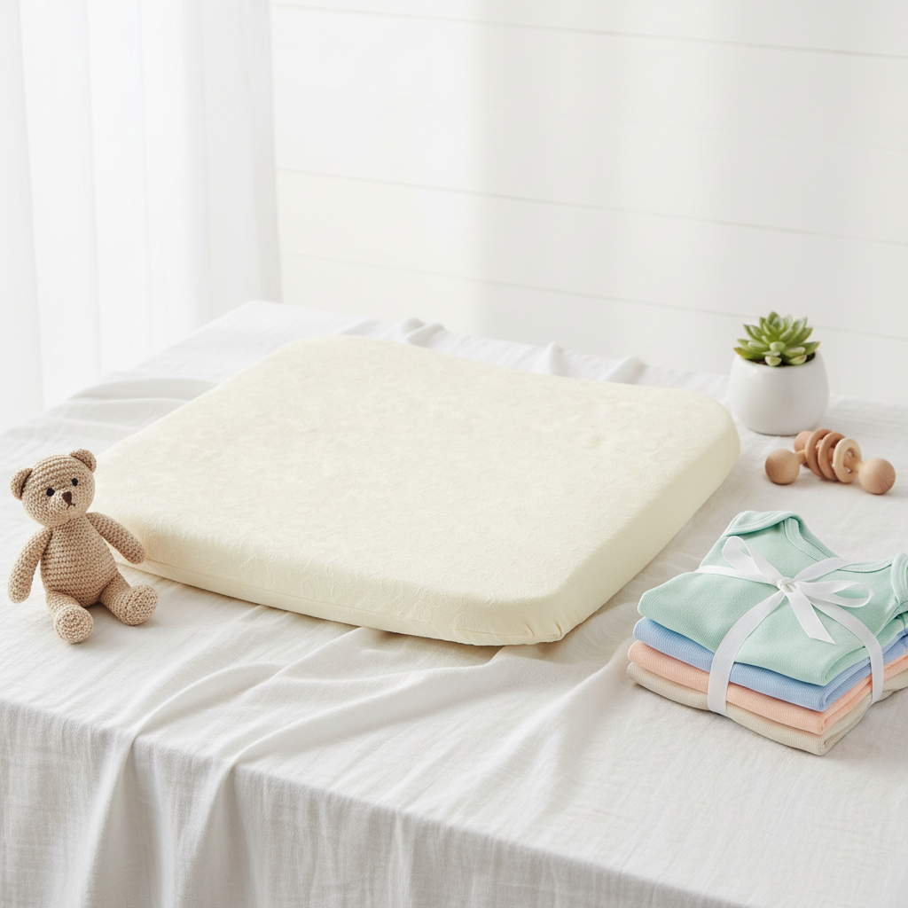 Wickelkissenbezug Stretch Uni Tiny Sheep 2