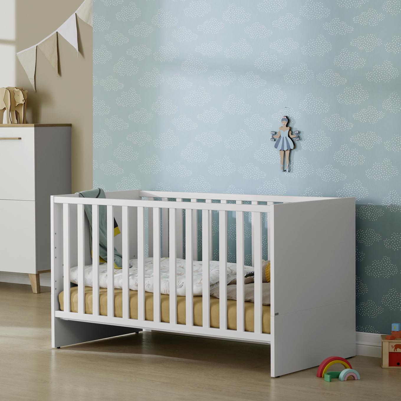 Babybett Little Snu Weiss #2