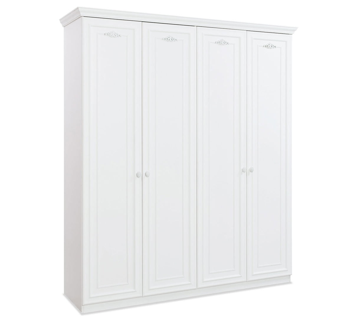 Kleiderschrank Romantica 4-türig